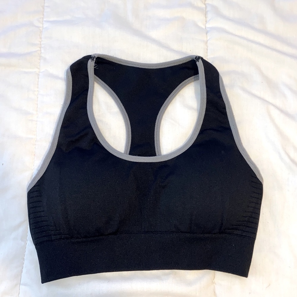 Black Sports Bra